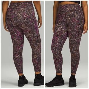 Lululemon Invigorate High-Rise Tight 25" Topography Multi